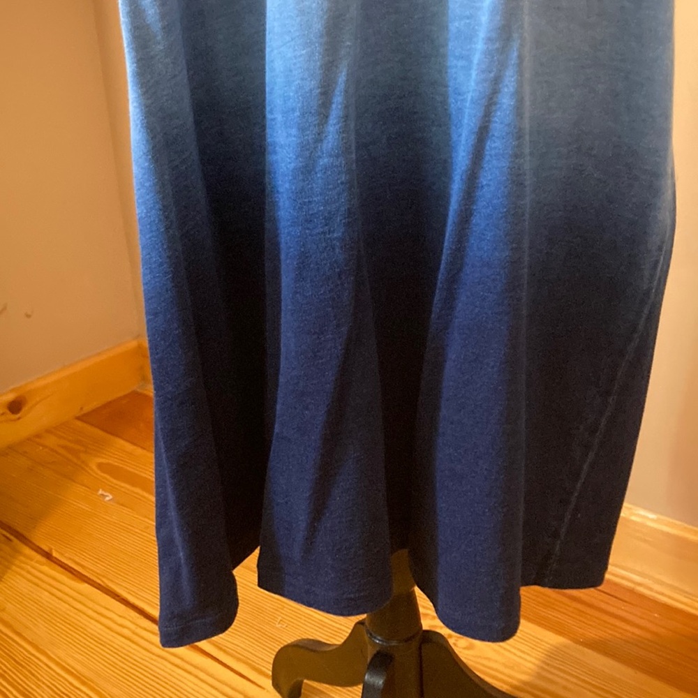 Pure Jill Blue Ombre Women's T-Shirt Dress size L - Picture 3 of 6